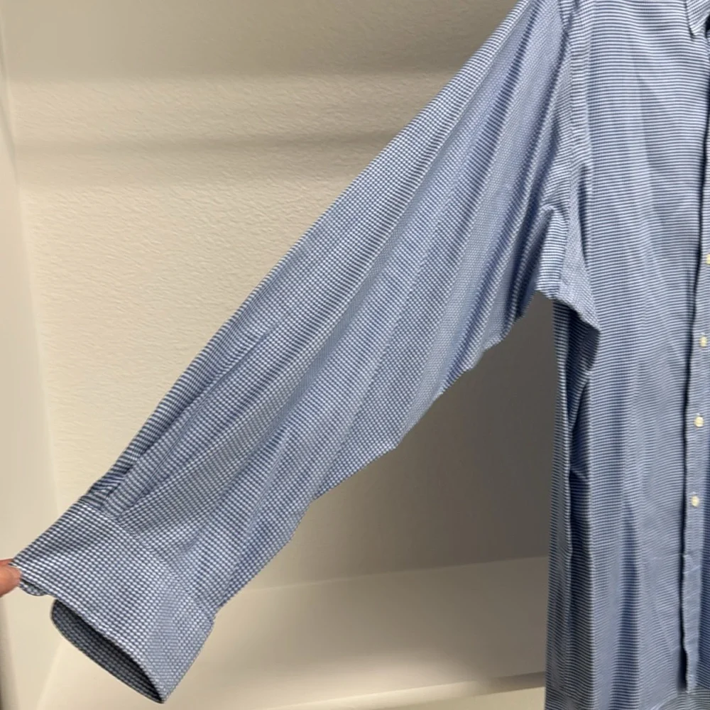 Polo by Ralph Lauren Lowell Sport XL Long Sleeve Button Down‎ Blue Check Shirt